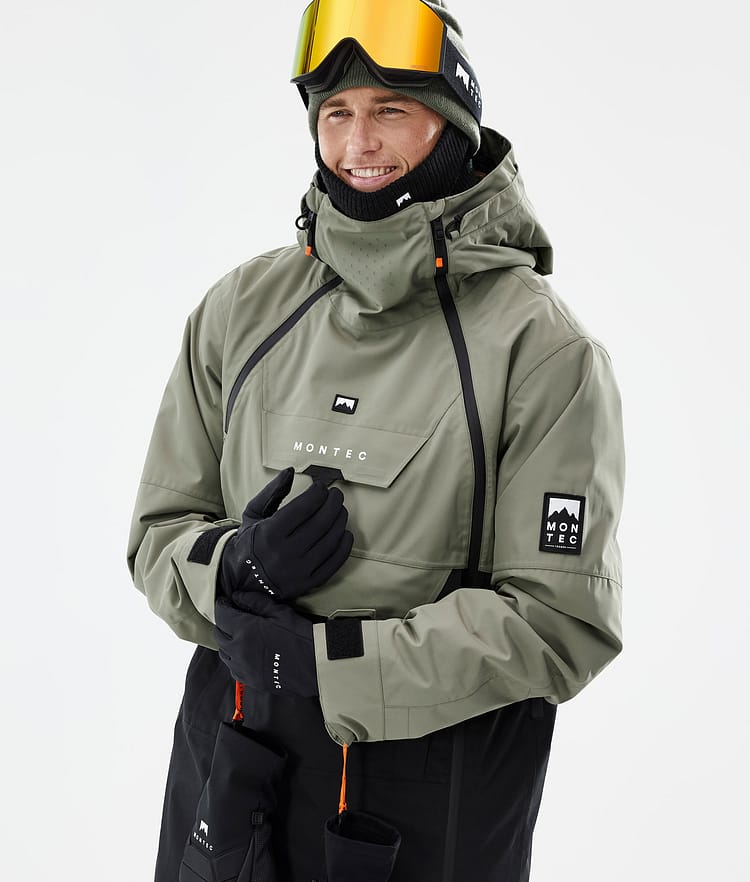 Doom Ski Jacket Men Greenish/Black