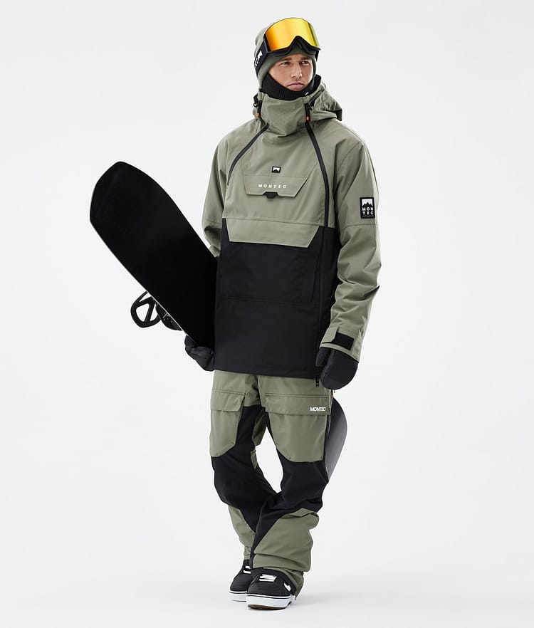 Doom Snowboard Jacket Men Greenish/Black