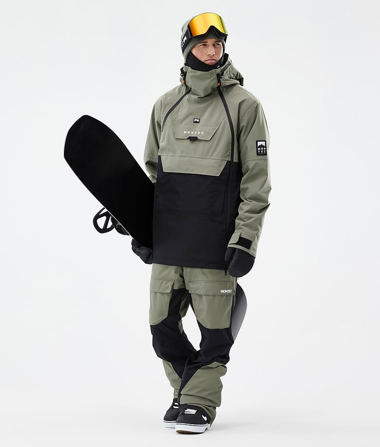 Doom Giacca Snowboard Uomo Greenish/Black