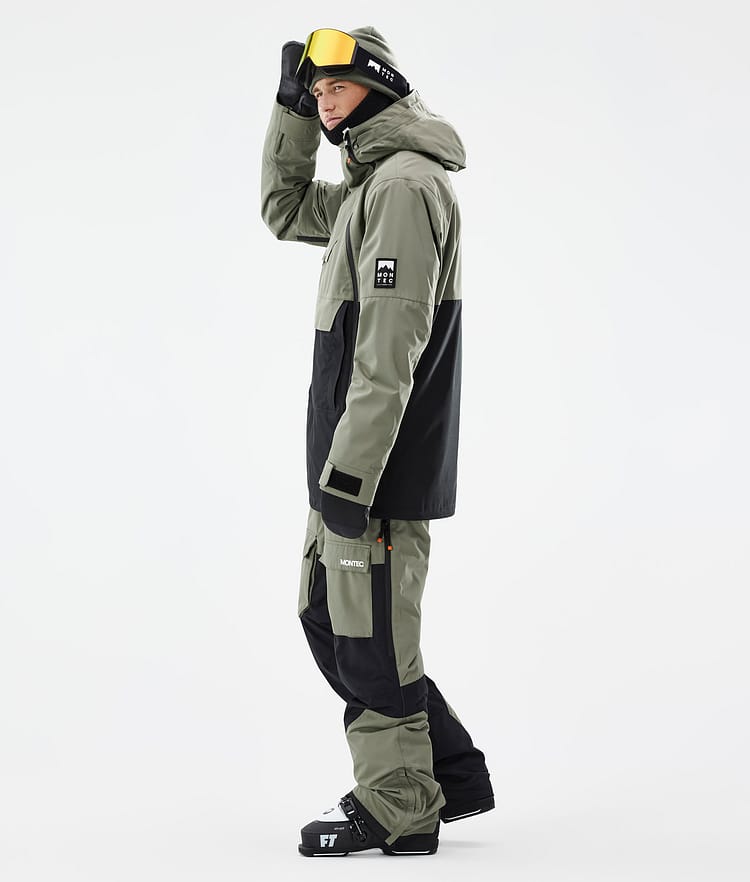 Doom Veste de Ski Homme Greenish/Black