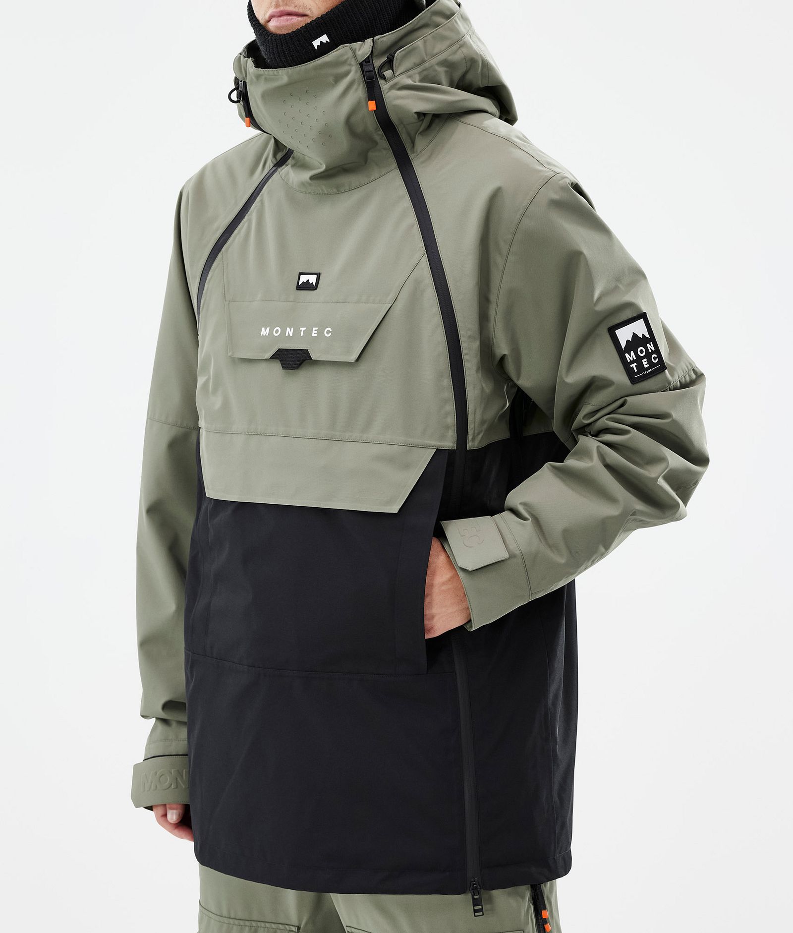 Doom Skijacke Herren Greenish/Black, Bild 8 von 11