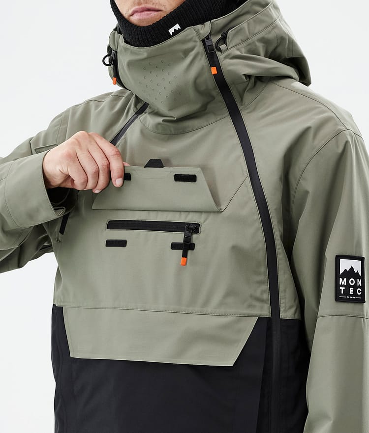 Doom Skijacke Herren Greenish/Black, Bild 10 von 11