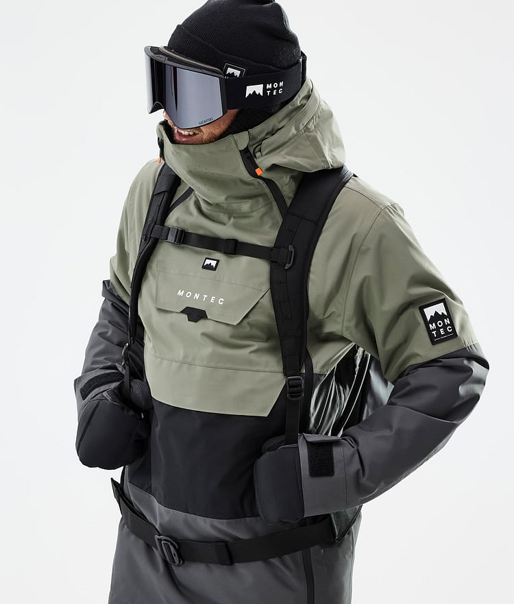 Doom Snowboard Jacket Men Greenish/Black/Phantom, Image 2 of 11