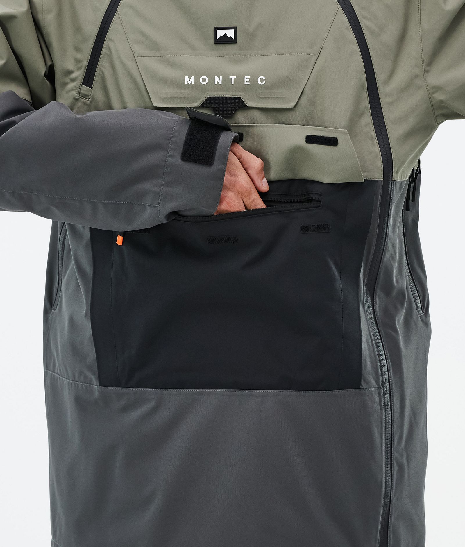 Doom Skijacke Herren Greenish/Black/Phantom, Bild 9 von 11