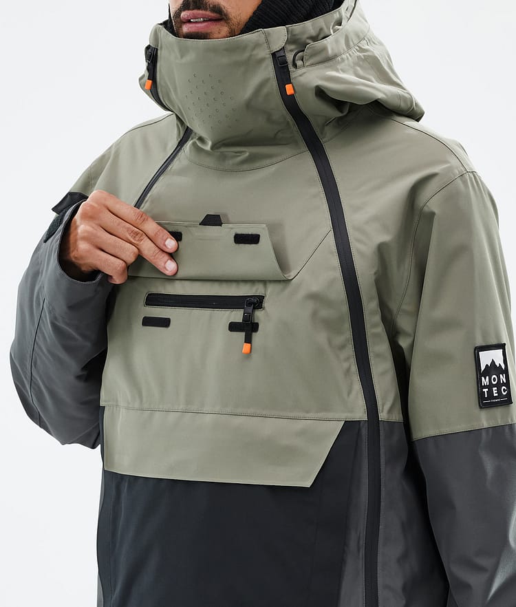 Doom Skijacke Herren Greenish/Black/Phantom, Bild 10 von 11