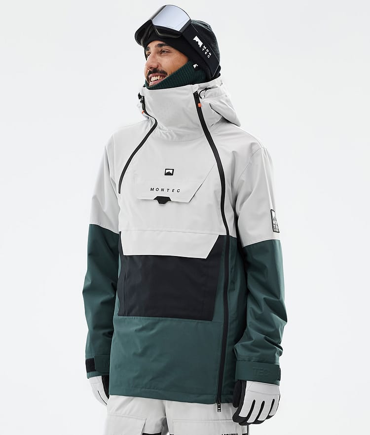 Doom Snowboard Jacket Men Light Grey/Black/Dark Atlantic Renewed, Image 1 of 11