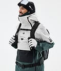 Doom Snowboard Jacket Men Light Grey/Black/Dark Atlantic, Image 2 of 11