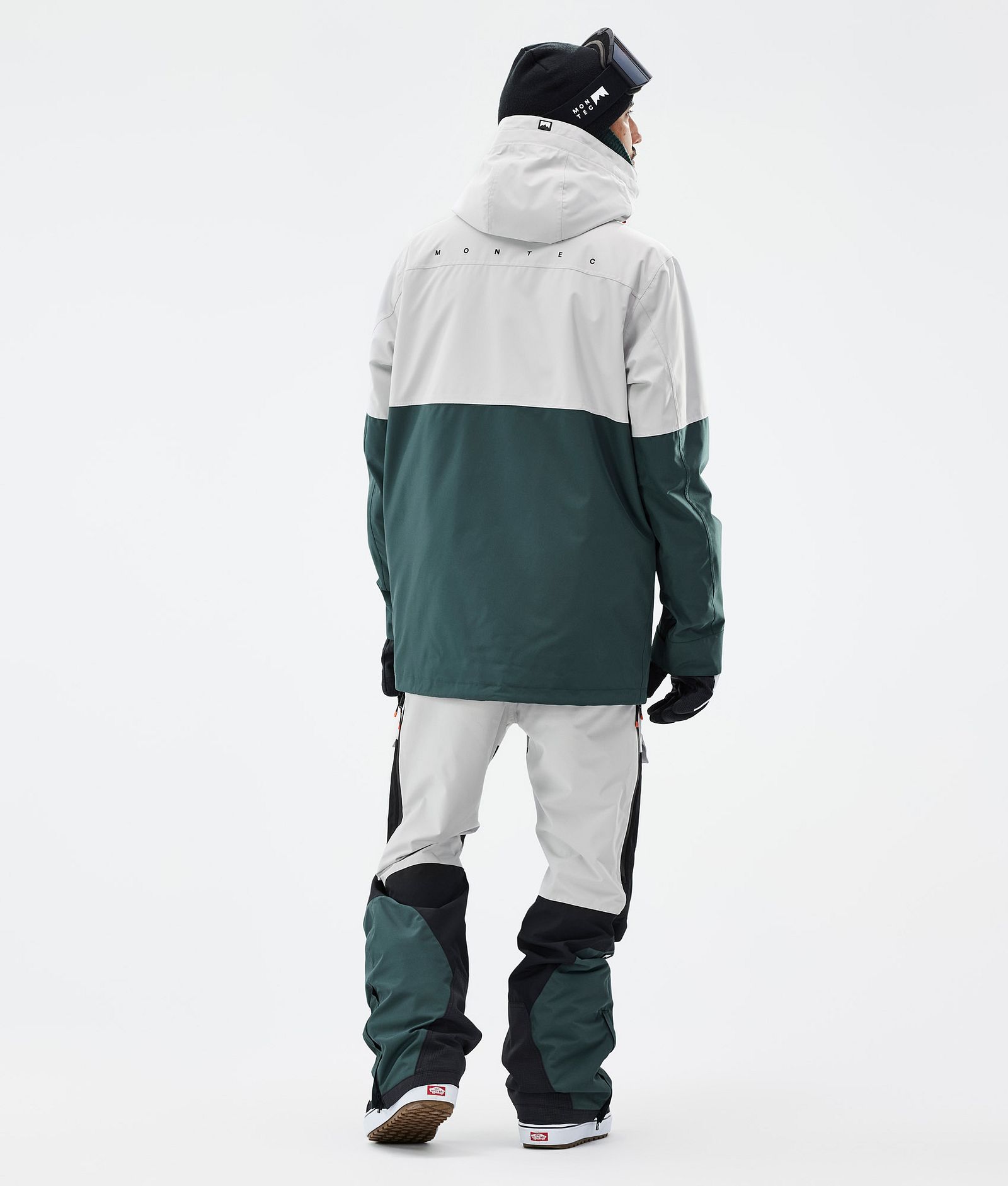 Doom Snowboardjacka Herr Light Grey/Black/Dark Atlantic Renewed, Bild 5 av 11