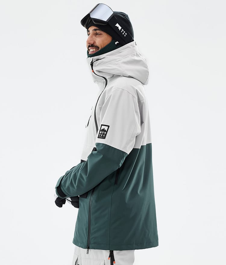 Doom Skijacke Herren Light Grey/Black/Dark Atlantic, Bild 6 von 11