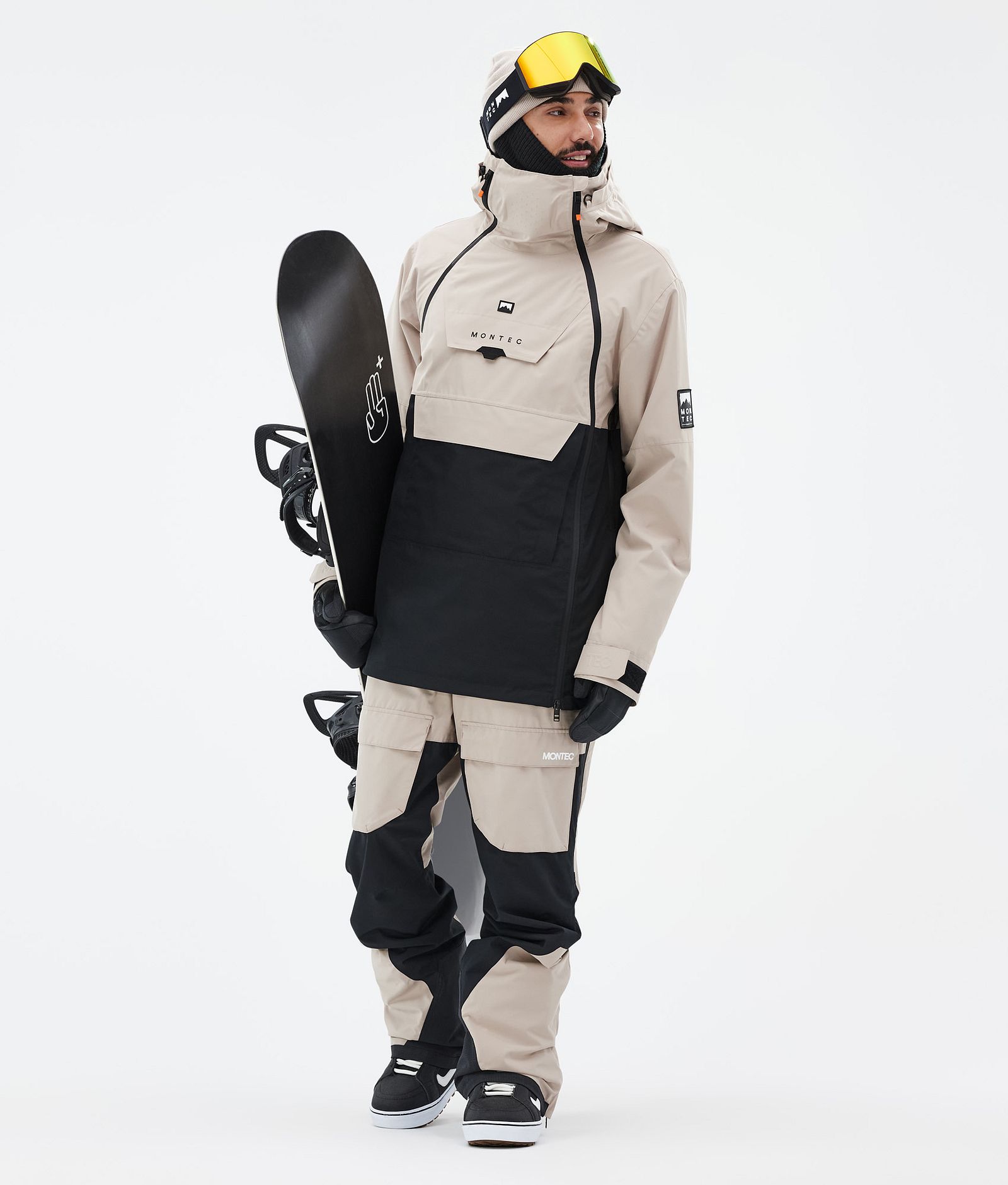 Doom Snowboard Jacket Men Sand/Black Renewed, Image 3 of 11