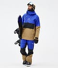 Dune Snowboard Jacket Men Cobalt Blue/Back/Gold