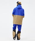 Dune スキージャケット メンズ Cobalt Blue/Back/Gold