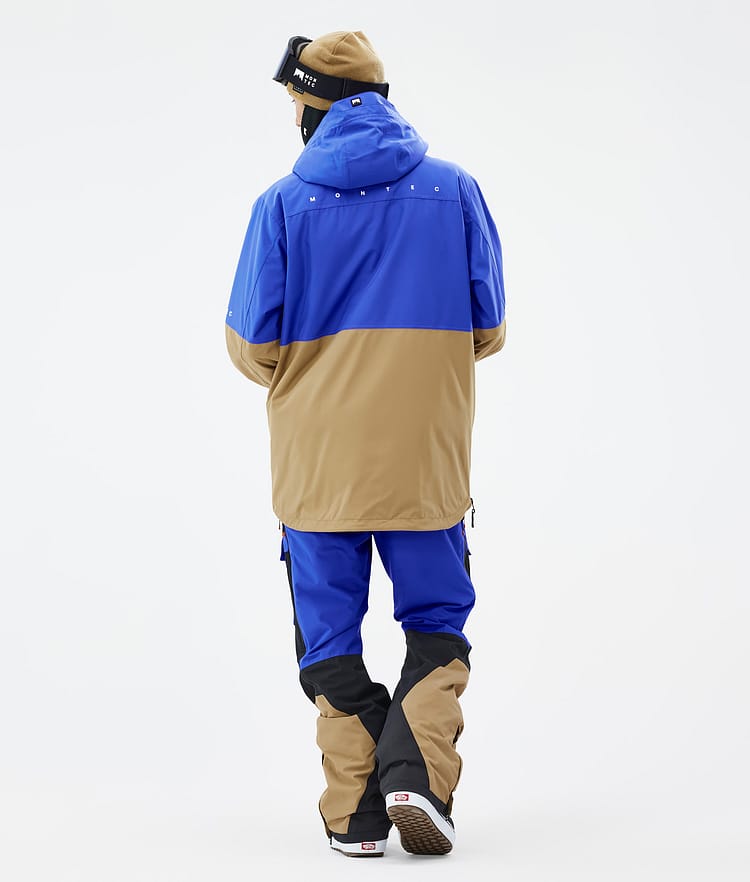 Dune Snowboardjacke Herren Cobalt Blue/Back/Gold