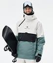 Dune Snowboard Jacket Men Old White/Black/Atlantic