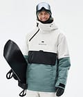 Dune Snowboard Jacket Men Old White/Black/Atlantic, Image 1 of 9