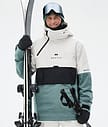 Dune Ski Jacket Men Old White/Black/Atlantic