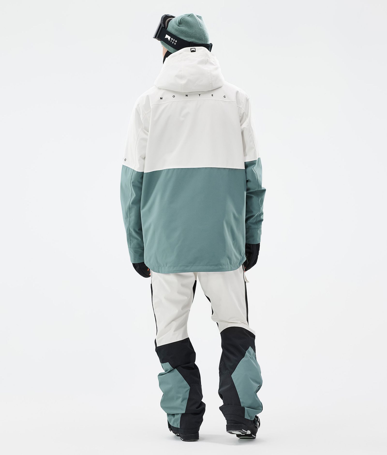 Dune Skijacke Herren Old White/Black/Atlantic, Bild 5 von 9