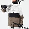 Montec Dune Ski Jacket Men Old White/Black/Walnut
