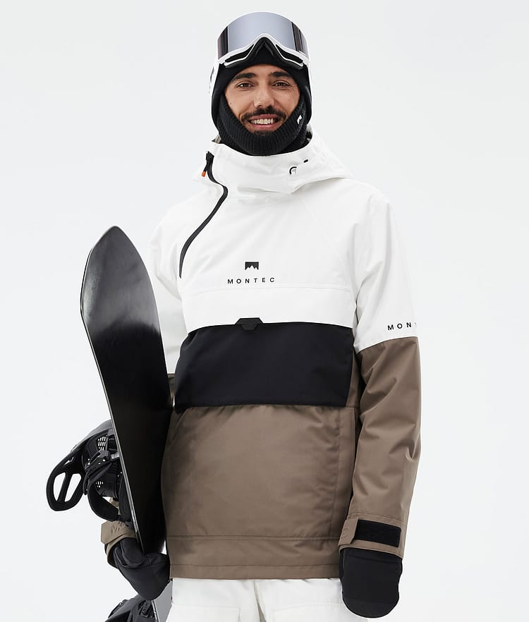 Dune Kurtka Snowboardowa Mężczyźni Old White/Black/Walnut, Zdjęcie 1 z 9