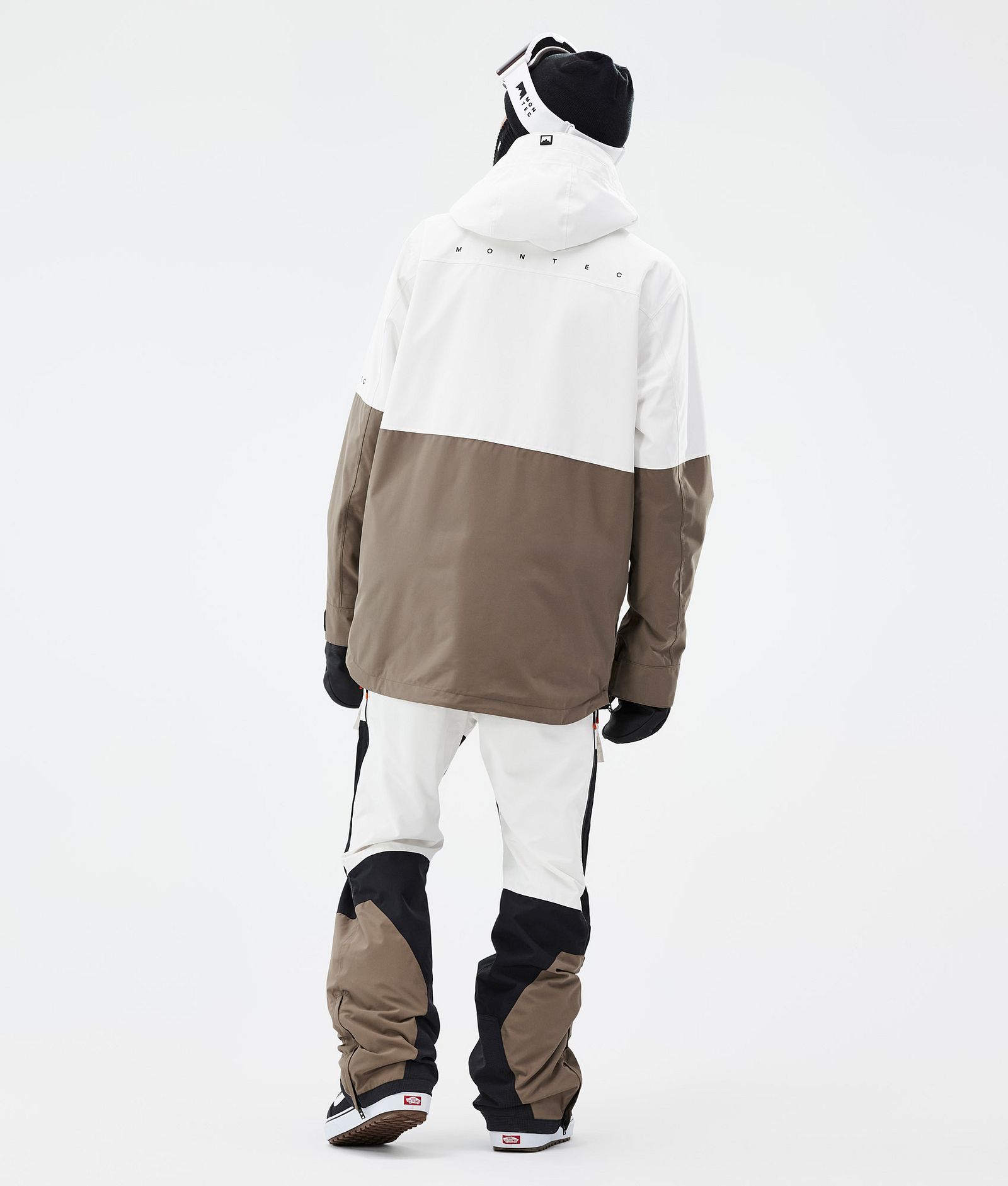 Dune Veste Snowboard Homme Old White/Black/Walnut, Image 5 sur 9