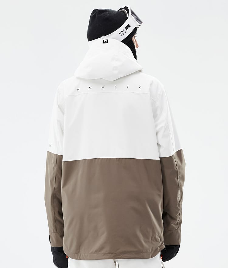 Dune Veste Snowboard Homme Old White/Black/Walnut, Image 7 sur 9