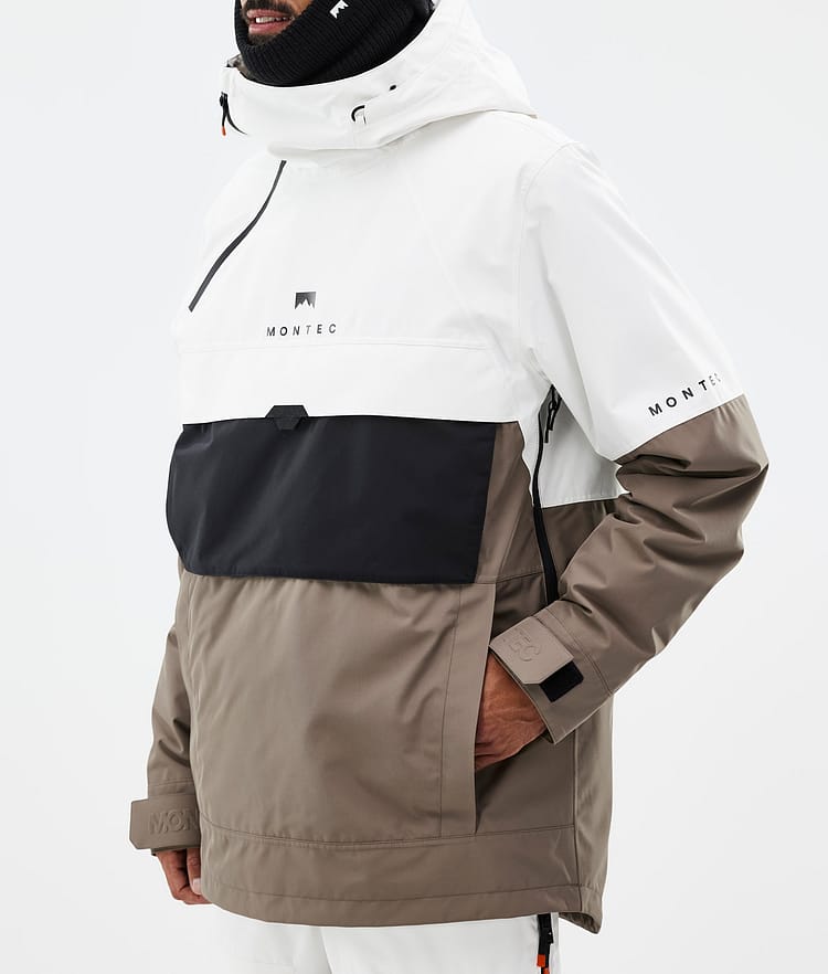 Dune Veste Snowboard Homme Old White/Black/Walnut