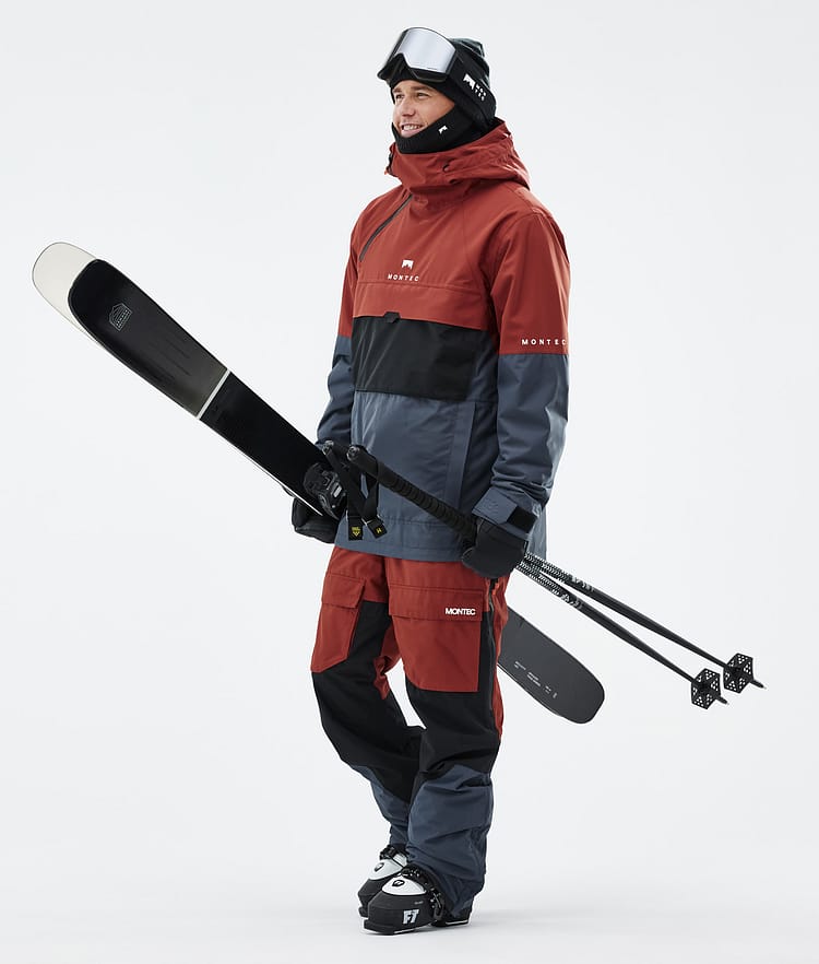 Dune Skijacke Herren Rust/Black/Metal Blue, Bild 3 von 9