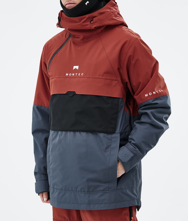 Dune Skijacke Herren Rust/Black/Metal Blue, Bild 8 von 9