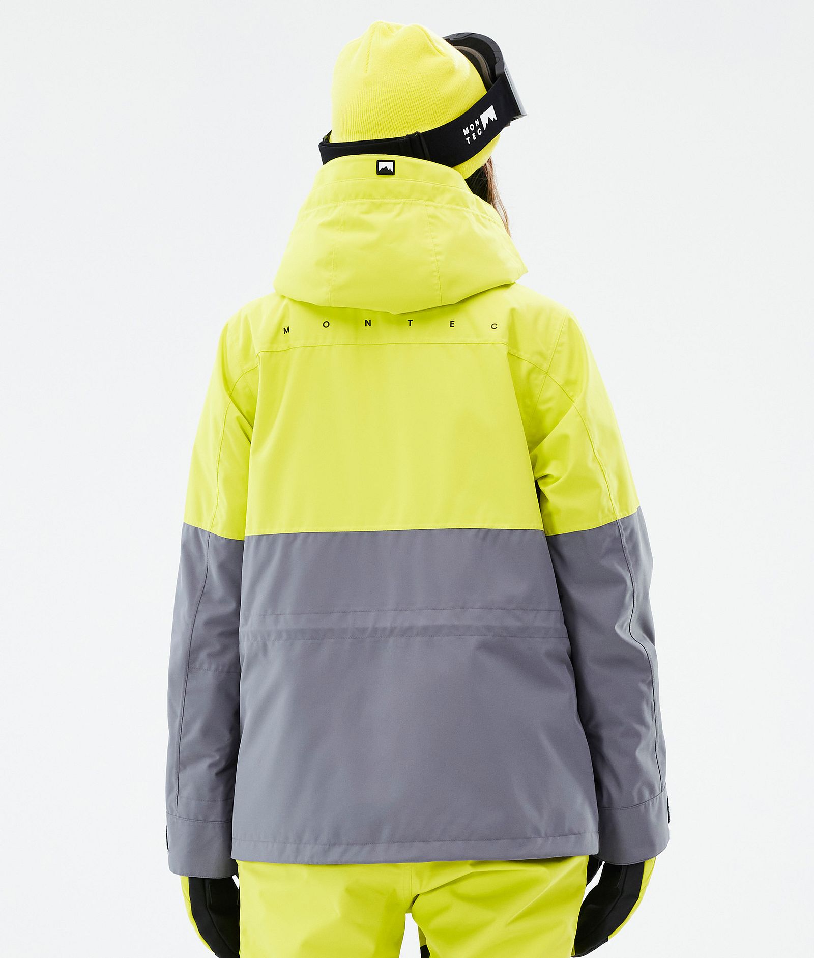 Doom W Snowboardjacka Dam Bright Yellow/Black/Light Pearl Renewed, Bild 7 av 11