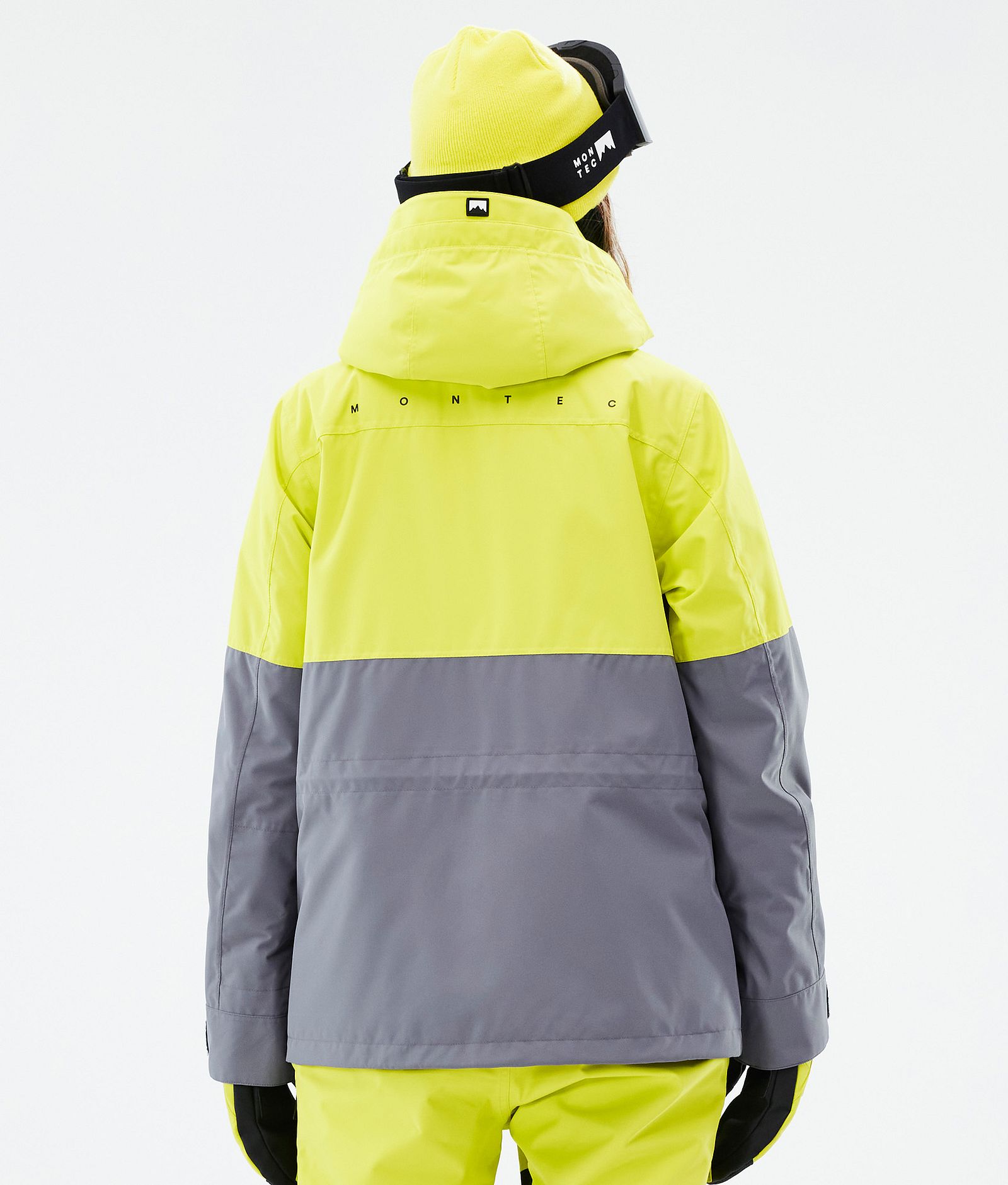 Doom W Snowboard jas Dames Bright Yellow/Black/Light Pearl