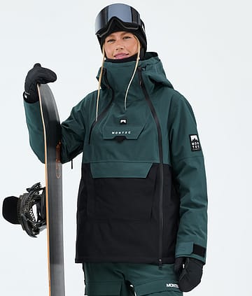 Doom W Snowboard jas Dames Dark Atlantic/Black