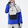 Montec Doom W Ski Jacket Women Light Grey/Black/Cobalt Blue