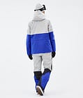 Doom W Snowboardjakke Dame Light Grey/Black/Cobalt Blue, Billede 5 af 11