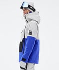 Doom W Veste de Ski Femme Light Grey/Black/Cobalt Blue, Image 6 sur 11