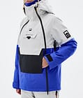 Doom W Ski Jacket Women Light Grey/Black/Cobalt Blue, Image 8 of 11