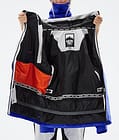 Doom W Veste de Ski Femme Light Grey/Black/Cobalt Blue, Image 11 sur 11