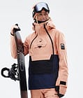 Doom W Snowboardjakke Dame Faded Peach/Black/Dark Blue, Billede 1 af 11