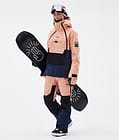 Doom W Snowboardjakke Dame Faded Peach/Black/Dark Blue, Billede 3 af 11