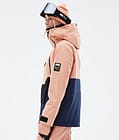Doom W Snowboardjakke Dame Faded Peach/Black/Dark Blue, Billede 6 af 11