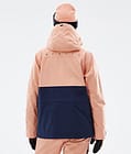 Doom W Snowboardjakke Dame Faded Peach/Black/Dark Blue, Billede 7 af 11