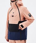 Doom W Snowboardjakke Dame Faded Peach/Black/Dark Blue, Billede 8 af 11