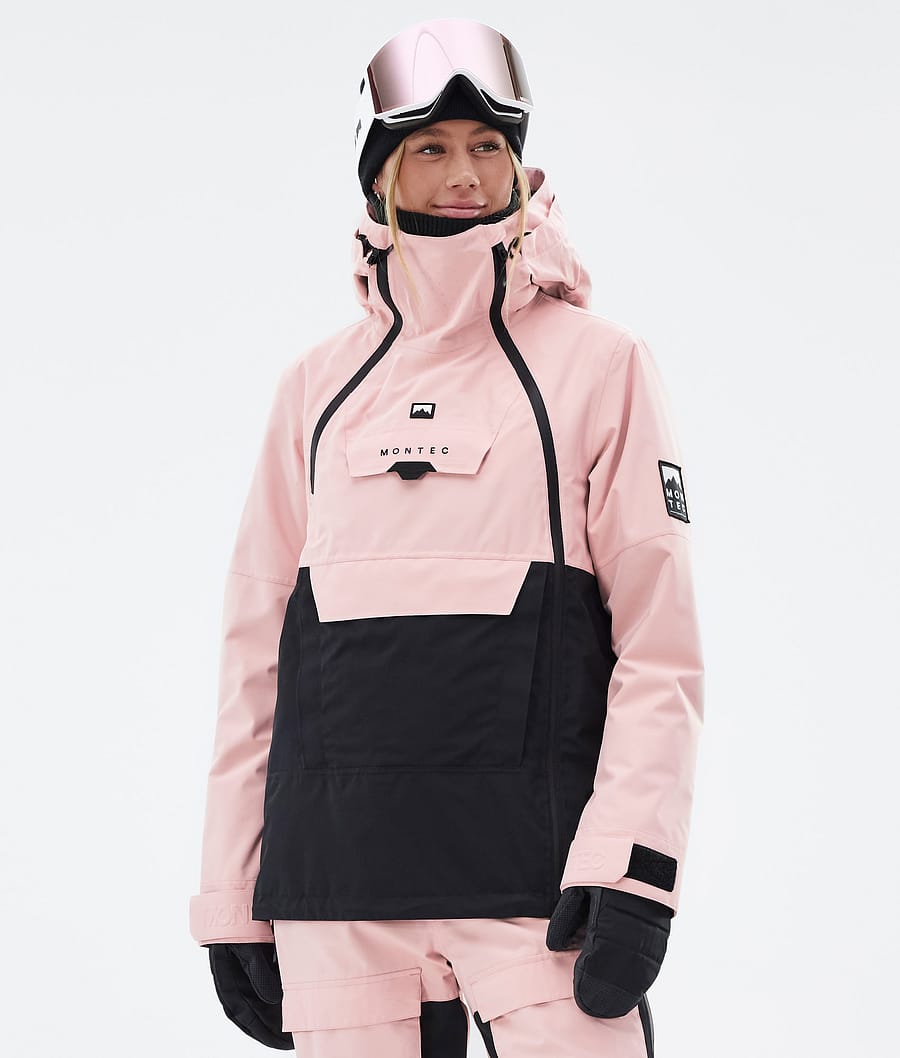 Doom W Ski jas Dames Soft Pink/Black