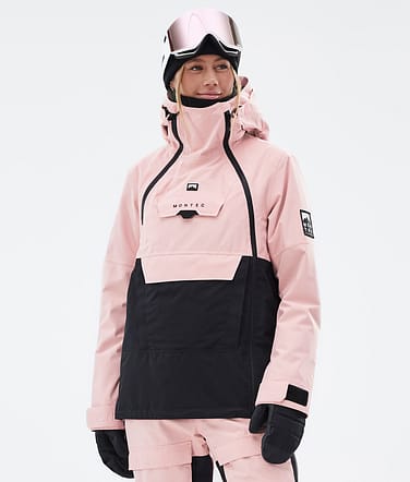 Doom W Snowboardjacka Kvinna Soft Pink/Black