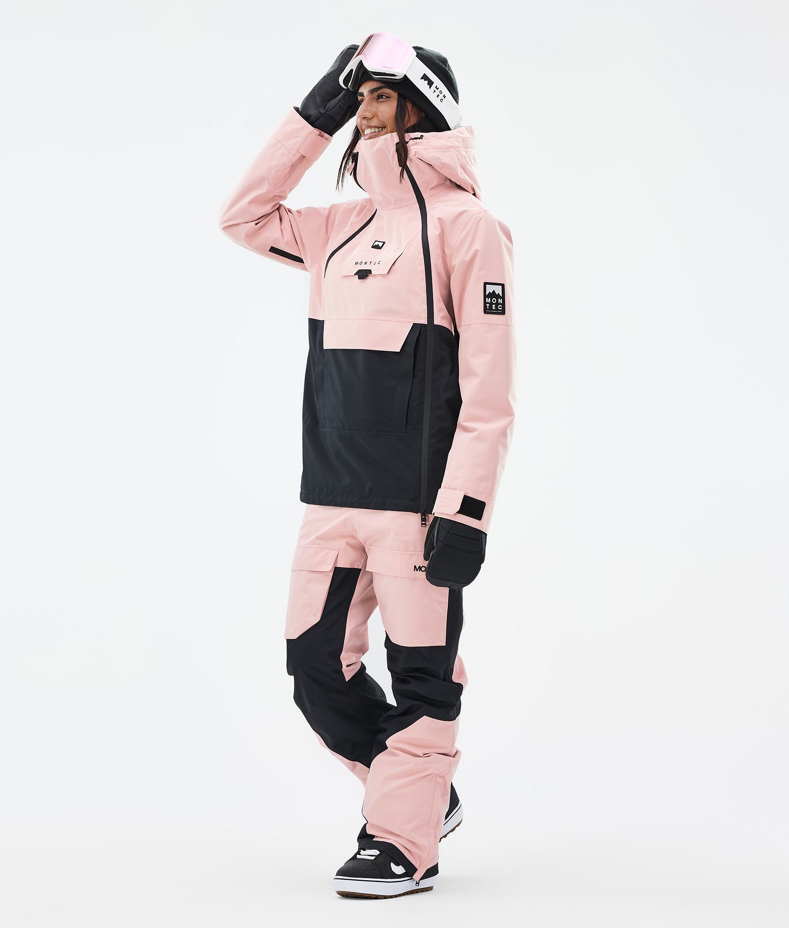 Doom W Snowboardjakke Dame Soft Pink/Black, Billede 2 af 10