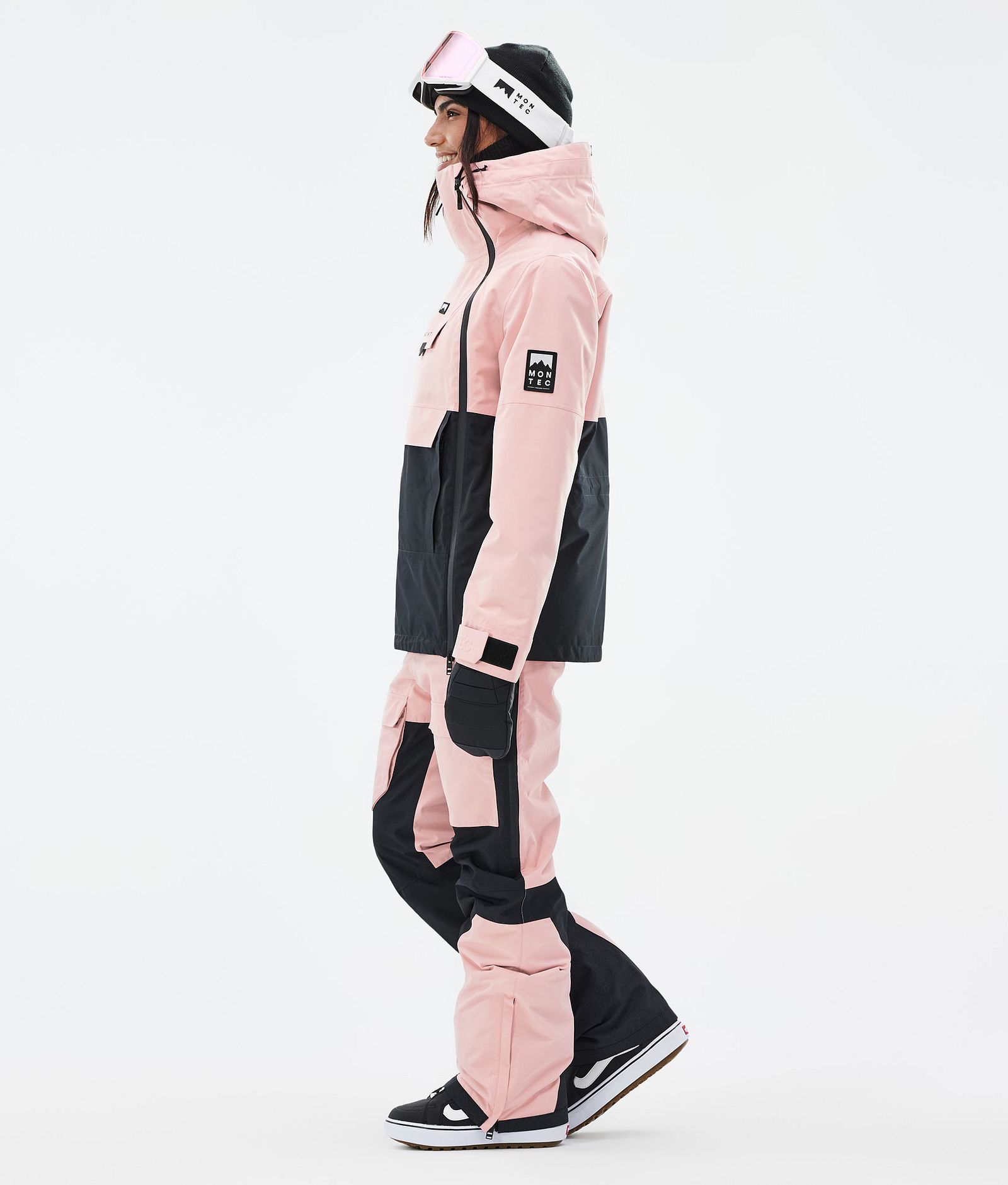 Doom W Snowboardjakke Dame Soft Pink/Black, Billede 3 af 10