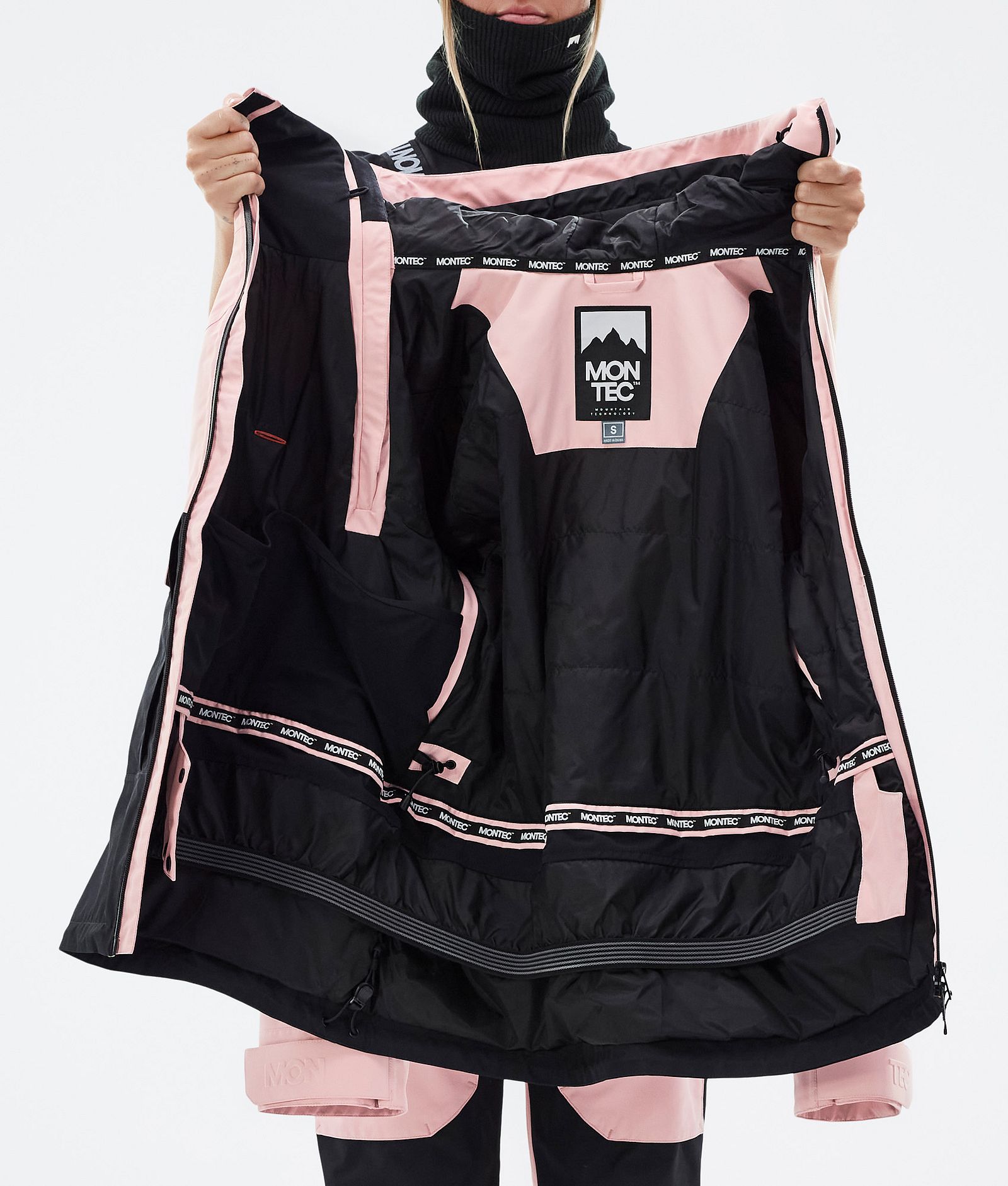 Doom W Snowboard Jacket Women Soft Pink/Black