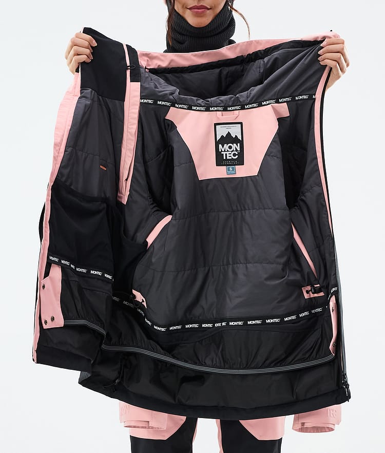 Doom W Snowboard Jacket Women Soft Pink/Black, Image 11 of 11
