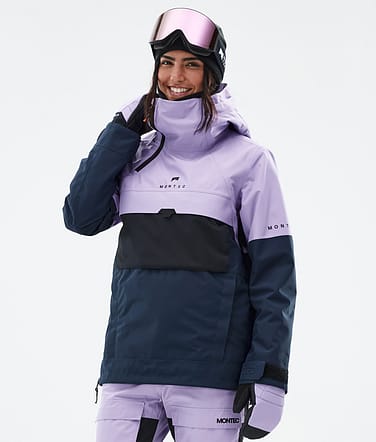 Dune W Snowboard Jacket Women Faded Violet/Black/Dark Blue Renewed