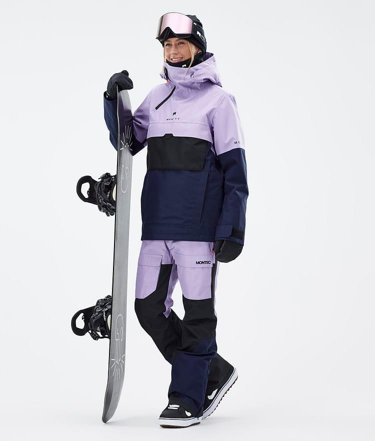 Dune W Snowboard Jacket Women Faded Violet/Black/Dark Blue, Image 3 of 9