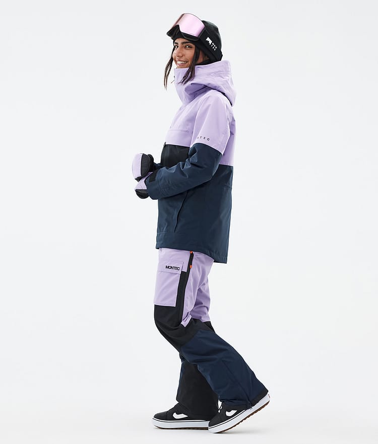 Dune W Snowboardjacka Dam Faded Violet/Black/Dark Blue, Bild 3 av 8